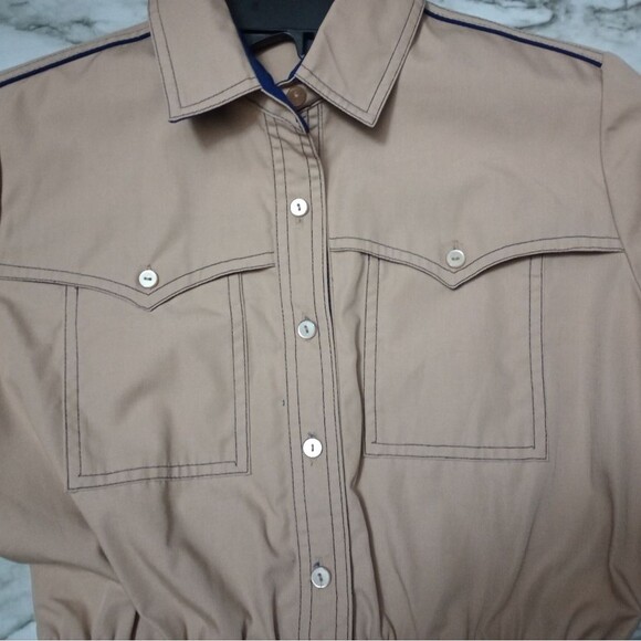 Vintage Anderson Little Khaki Dress Size 5/6 - Picture 4 of 12